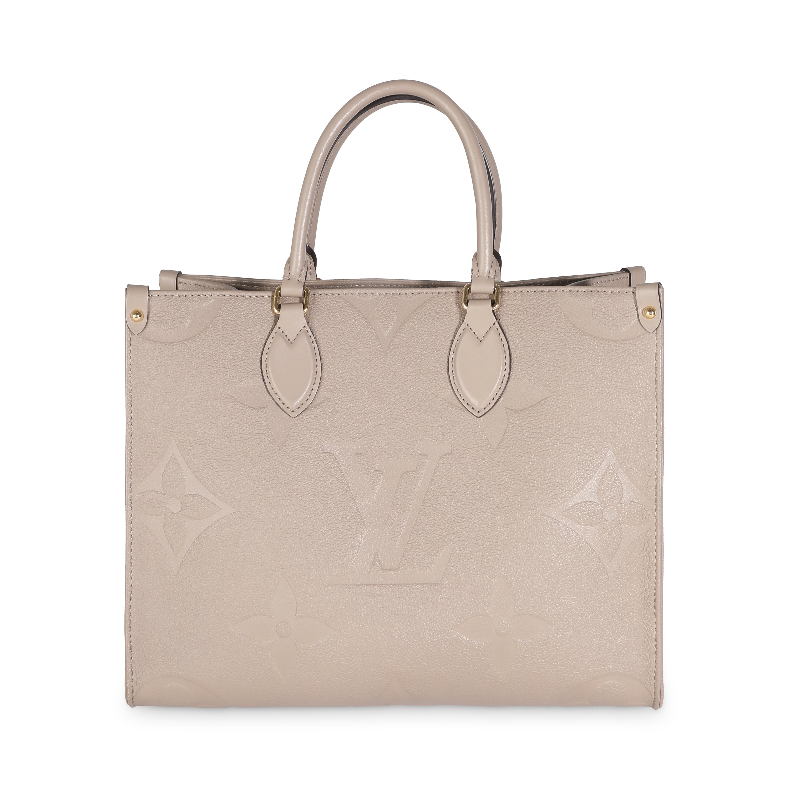Louis Vuitton Tourterelle Giant Monogram Empreinte Onthego MM