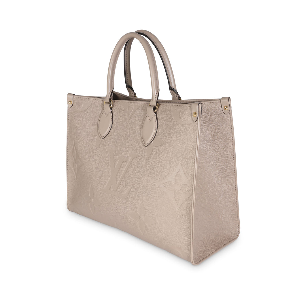 Louis Vuitton Tourterelle Giant Monogram Empreinte Onthego MM