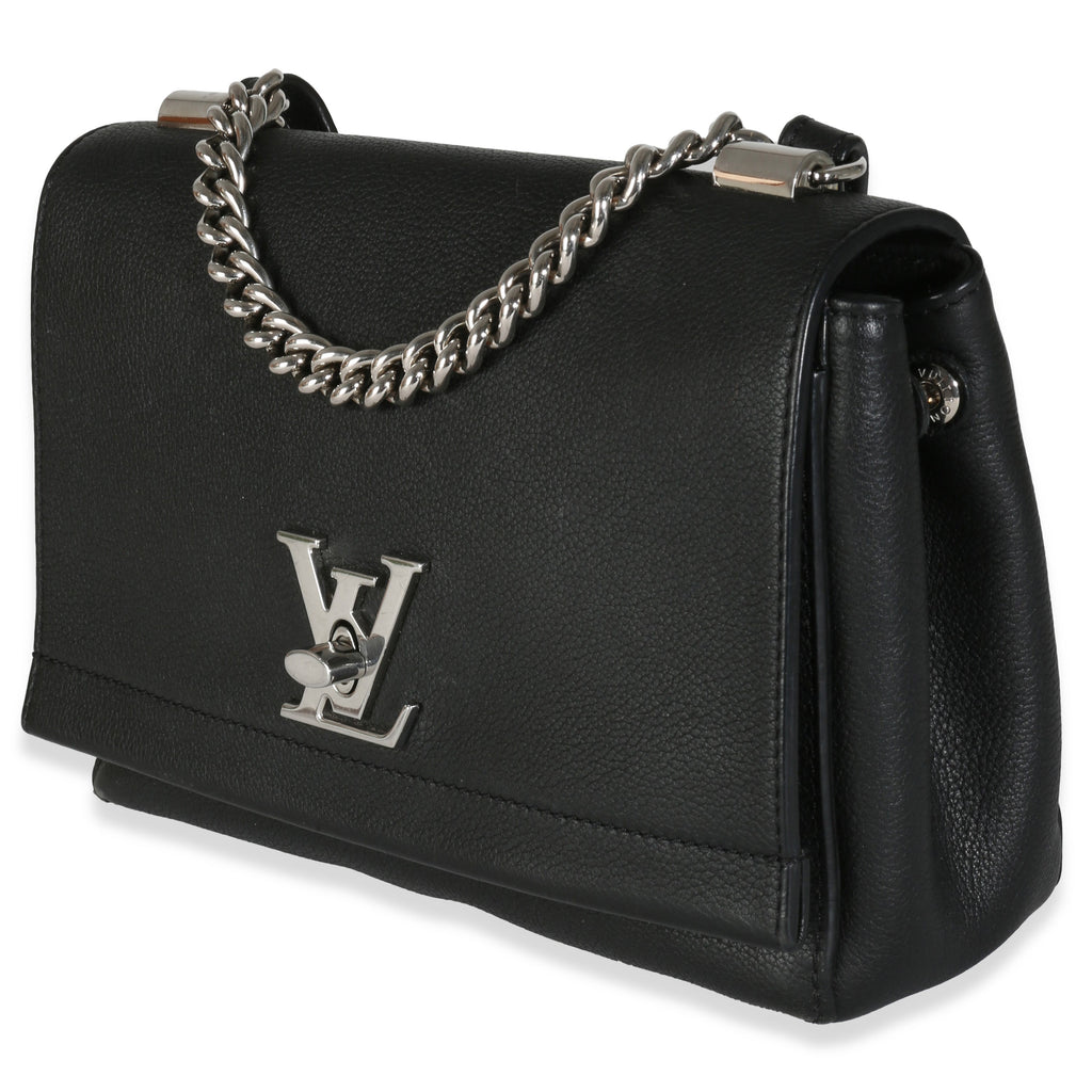 Louis Vuitton Black Calfskin Lockme II BB