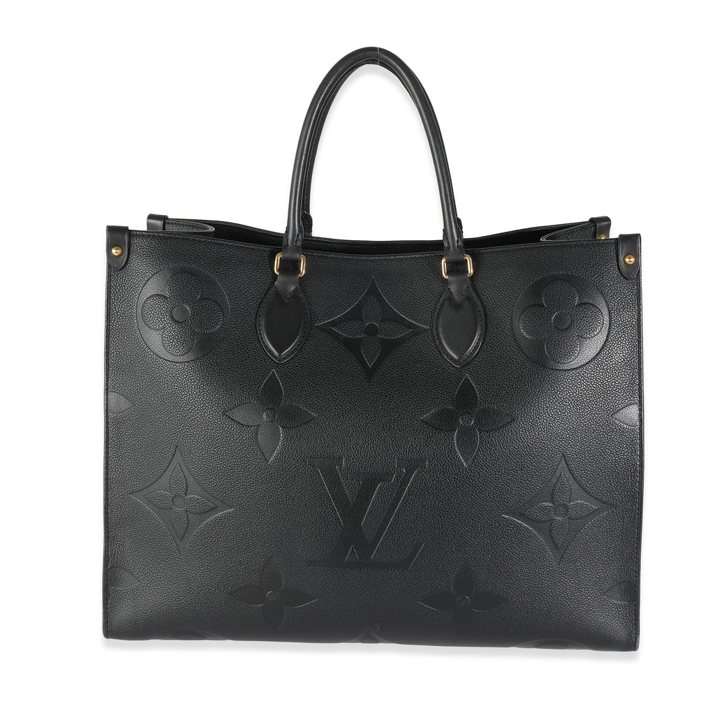 Louis Vuitton Black Monogram Empreinte Onthego GM