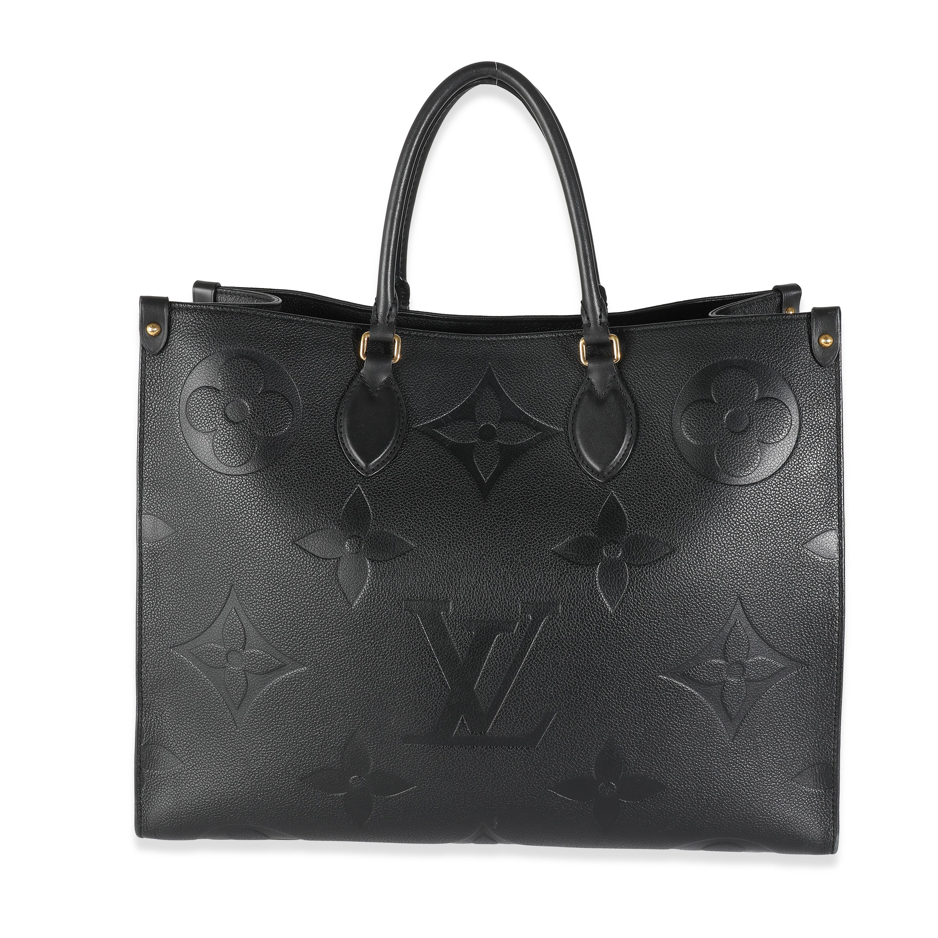Louis Vuitton Black Monogram Empreinte Onthego GM