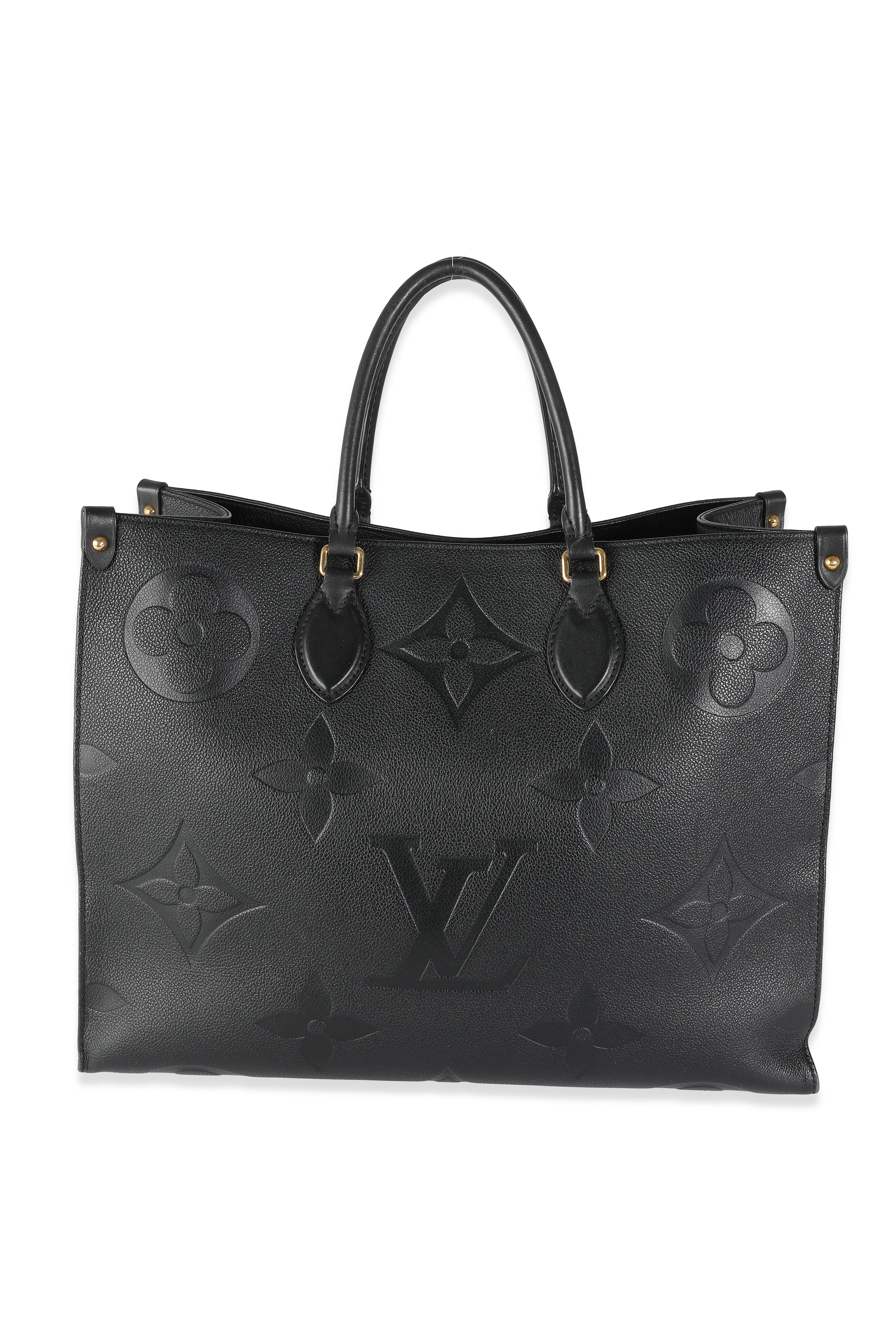 Louis Vuitton Black Monogram Empreinte Onthego GM