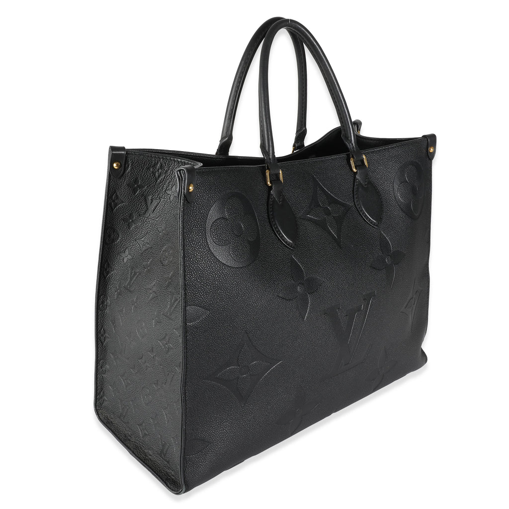 Louis Vuitton Black Monogram Empreinte Onthego GM
