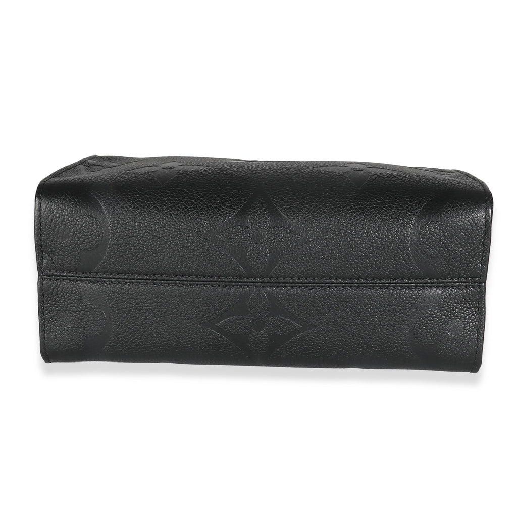 Louis Vuitton Black Giant Monogram Empreinte Onthego PM