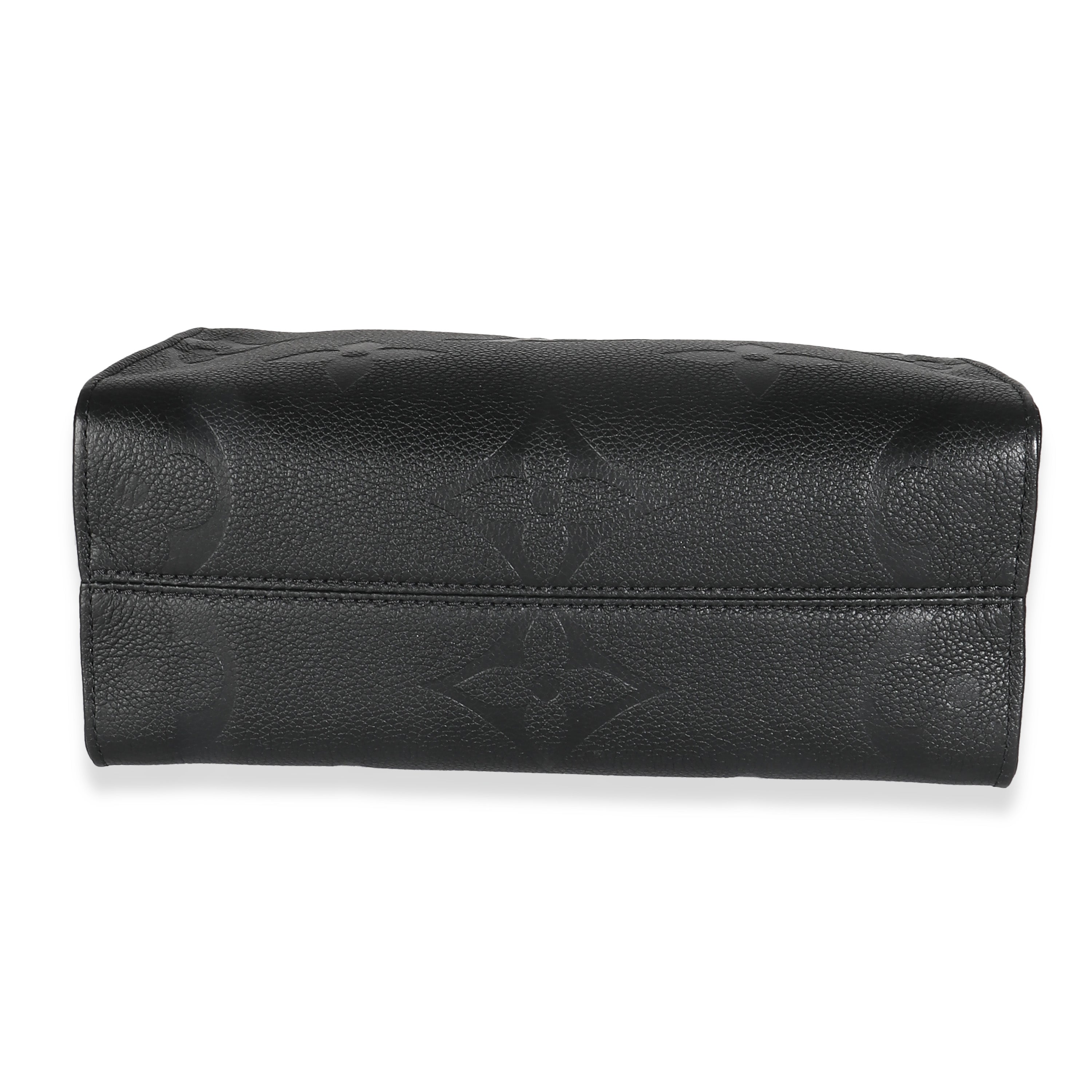 Louis Vuitton Black Giant Monogram Empreinte Onthego PM
