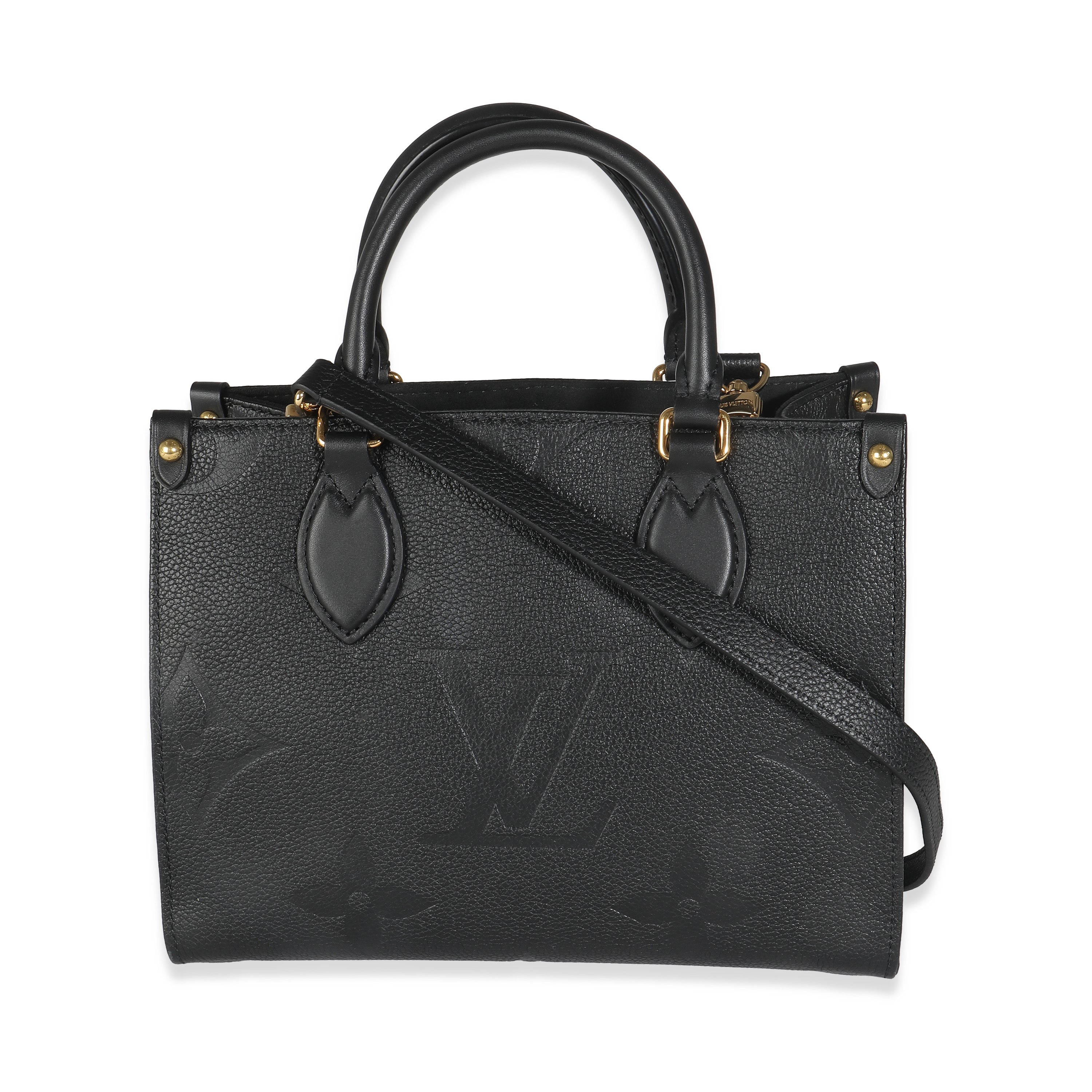 Louis Vuitton Black Giant Monogram Empreinte Onthego PM