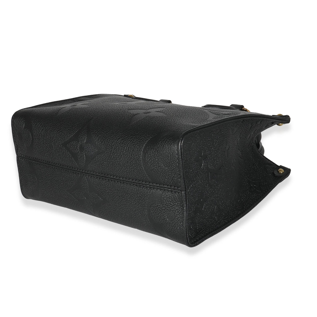 Louis Vuitton Black Giant Monogram Empreinte Onthego PM