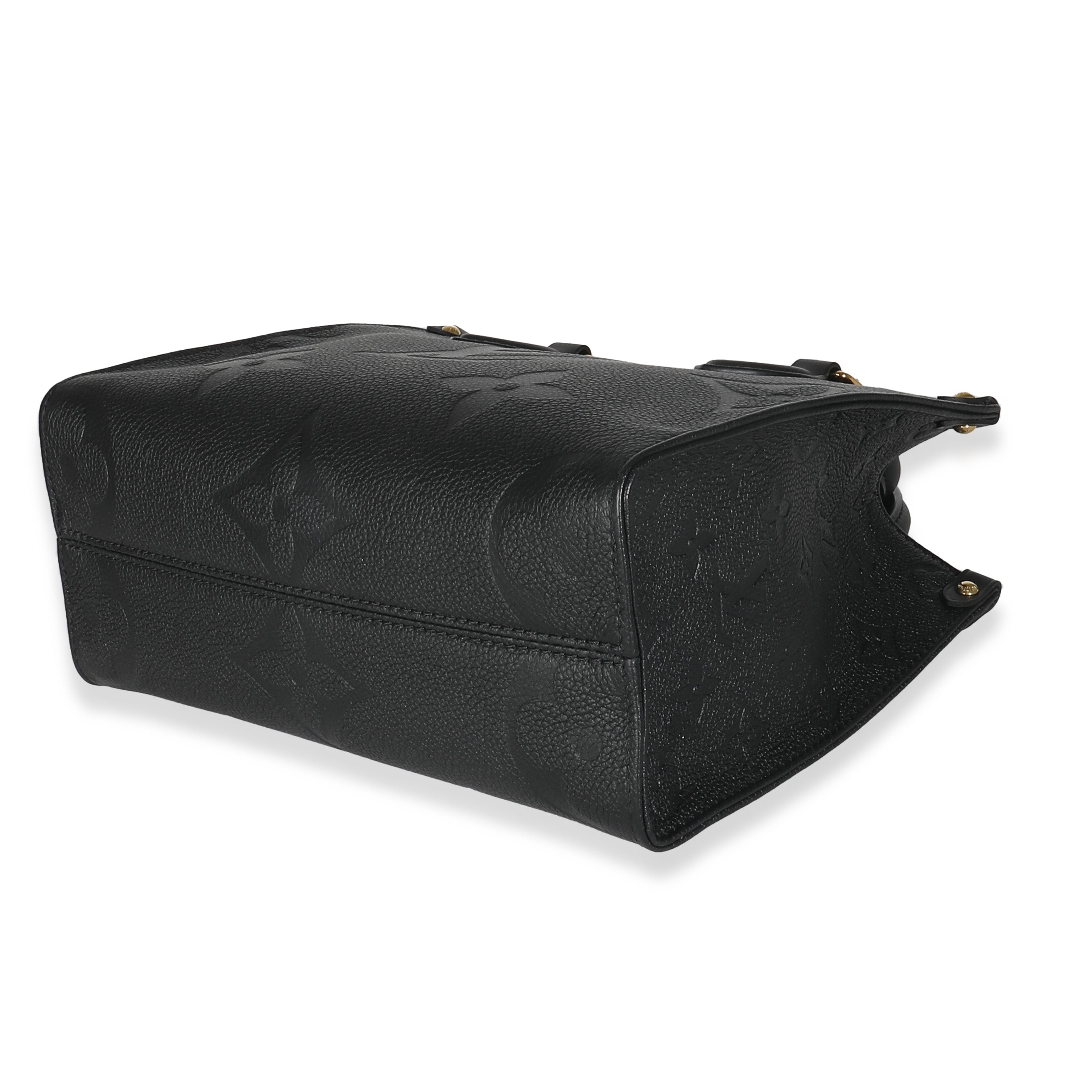 Louis Vuitton Black Giant Monogram Empreinte Onthego PM
