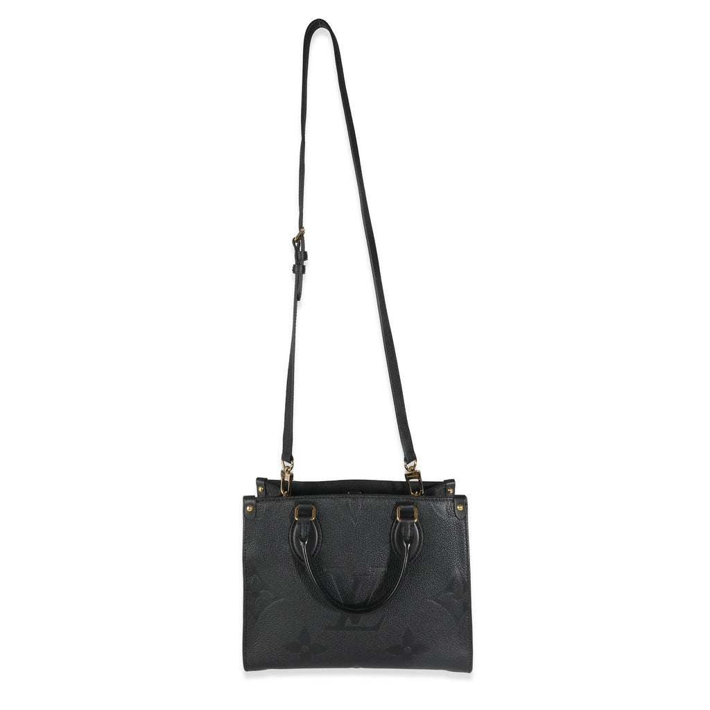 Louis Vuitton Black Giant Monogram Empreinte Onthego PM