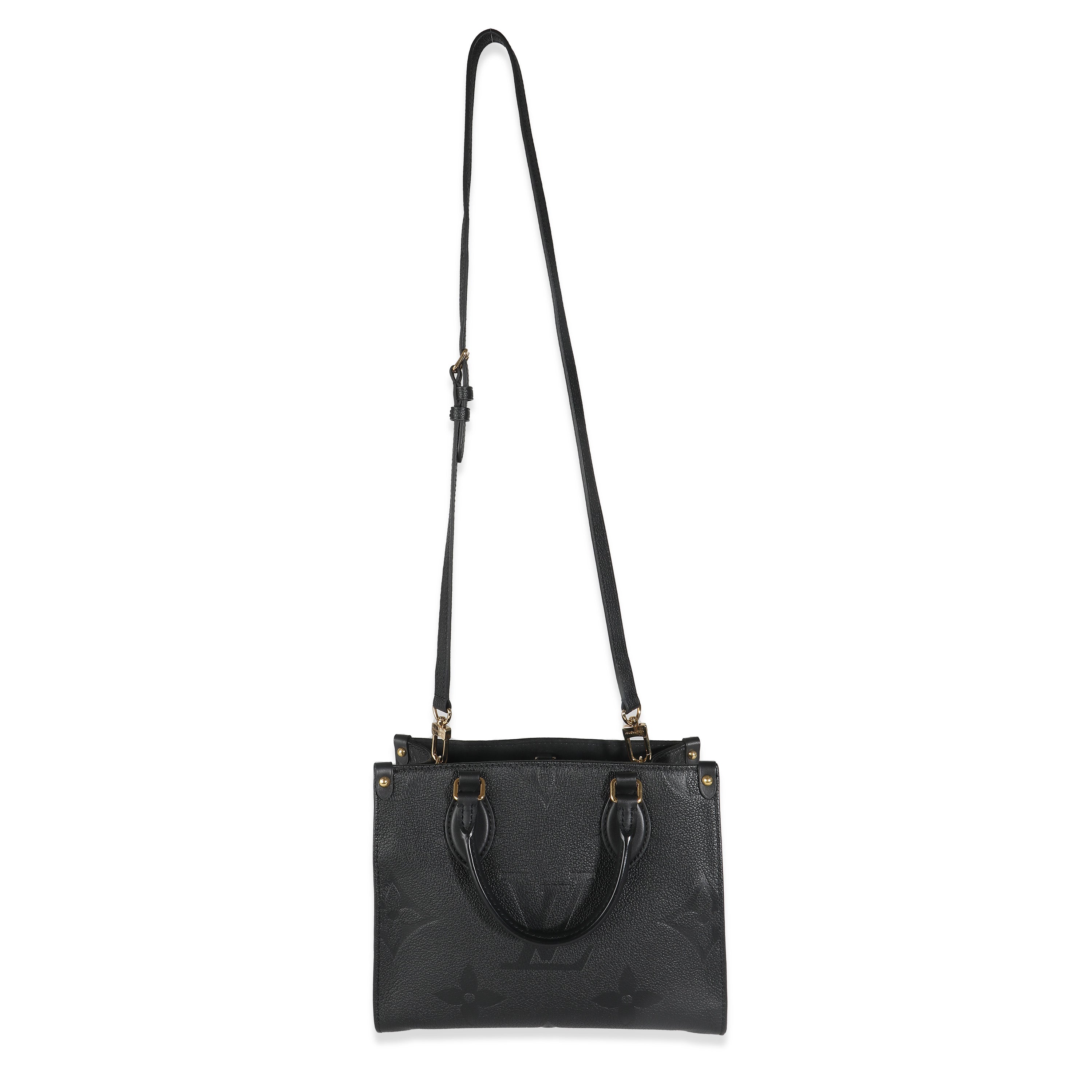 Louis Vuitton Black Giant Monogram Empreinte Onthego PM