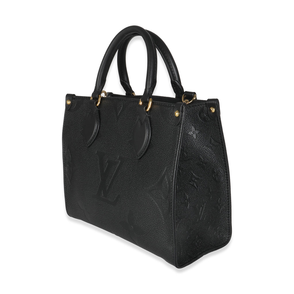 Louis Vuitton Black Giant Monogram Empreinte Onthego PM