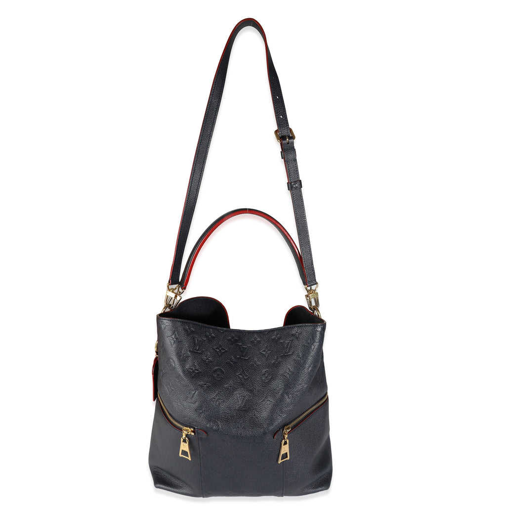 Louis Vuitton Marine Rouge Monogram Empreinte Melie Hobo