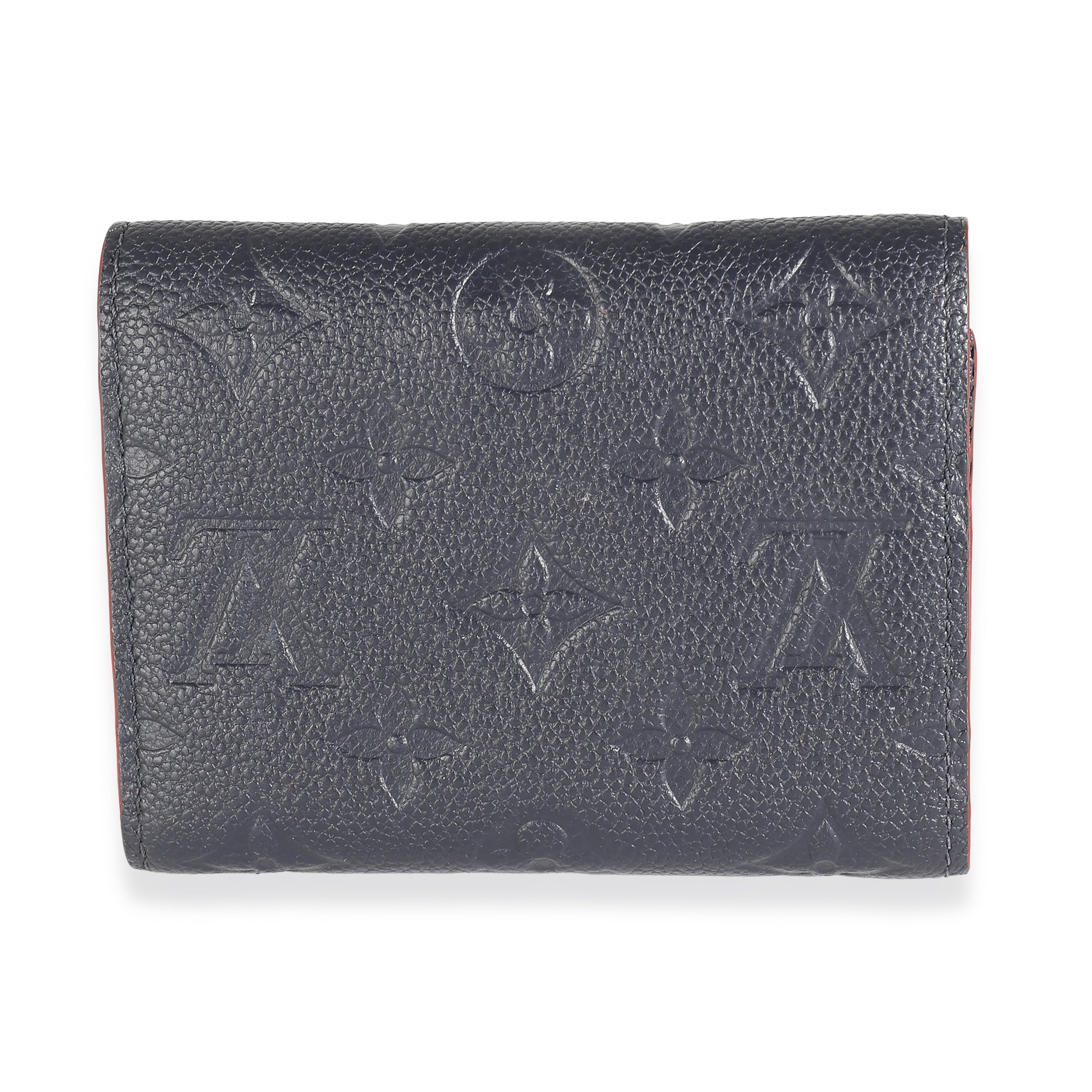 Louis Vuitton Marine Rouge Monogram Empreinte Victorine Wallet