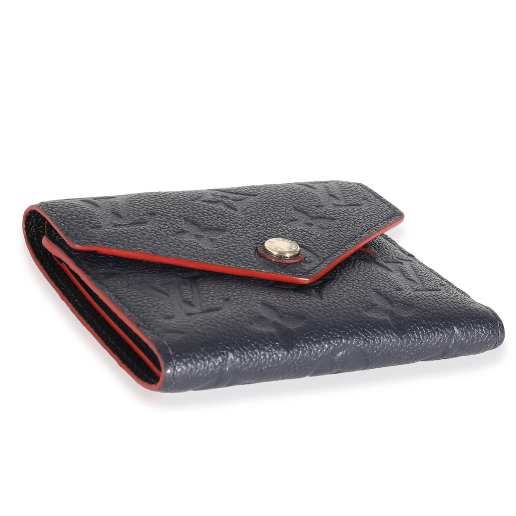 Louis Vuitton Marine Rouge Monogram Empreinte Victorine Wallet