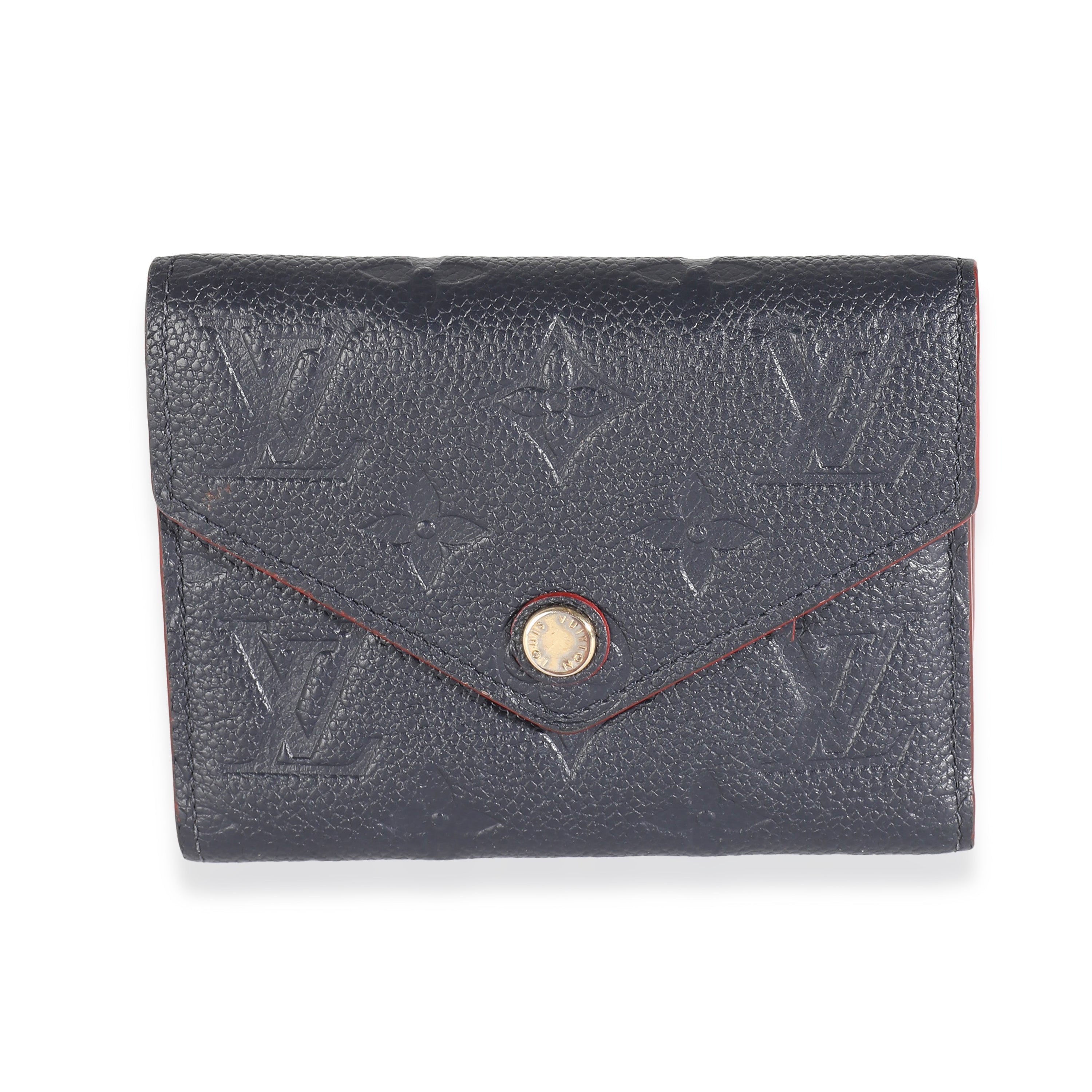 Louis Vuitton Marine Rouge Monogram Empreinte Victorine Wallet
