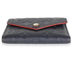 Louis Vuitton Marine Rouge Monogram Empreinte Victorine Wallet