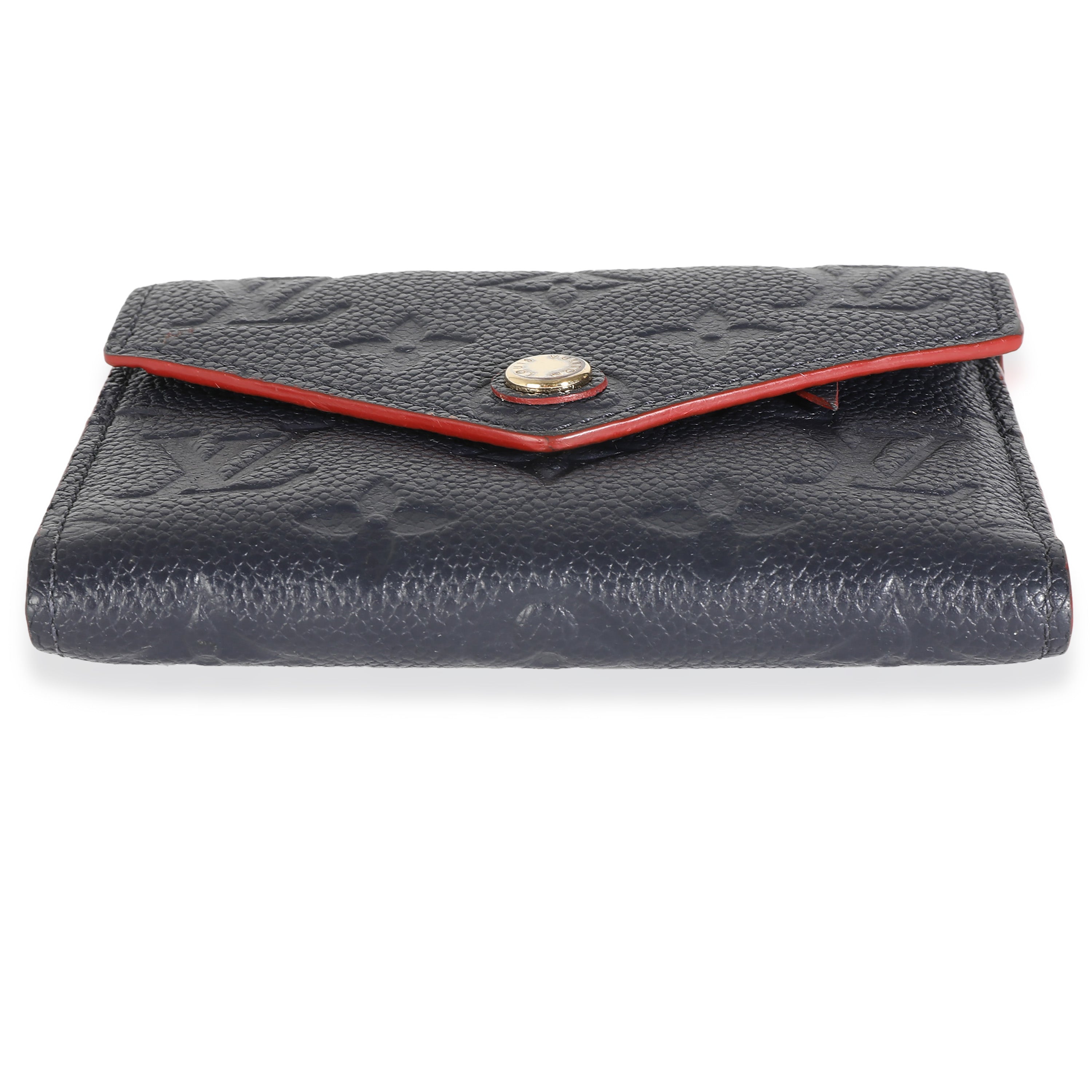 Louis Vuitton Marine Rouge Monogram Empreinte Victorine Wallet