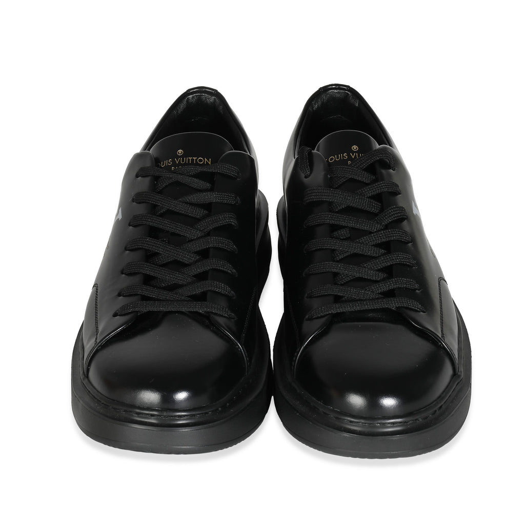Louis Vuitton Black Calfskin Mens LV Beverly Hills Sneakers 7
