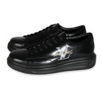 Louis Vuitton Black Calfskin Mens LV Beverly Hills Sneakers 7