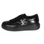 Louis Vuitton Black Calfskin Mens LV Beverly Hills Sneakers 7