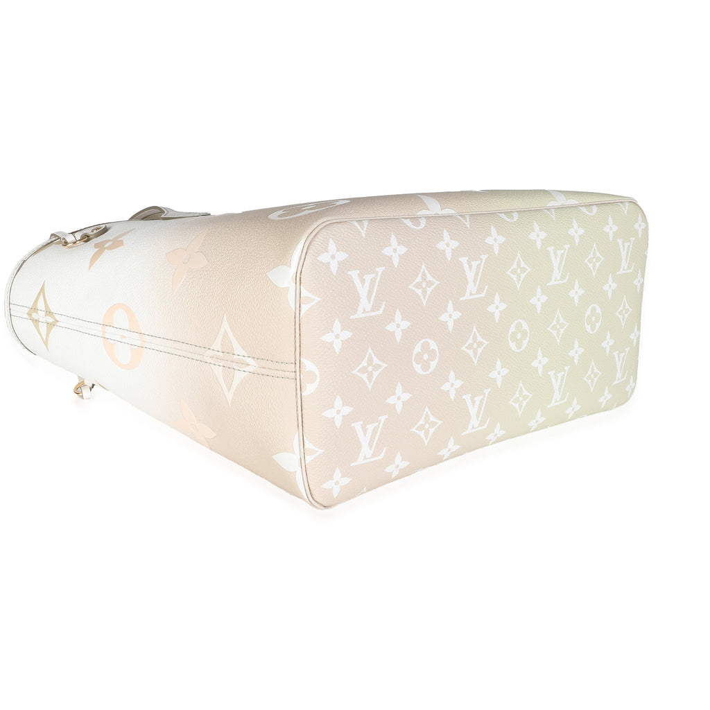Louis Vuitton Sunset Kaki Monogram Giant Spring In The City Neverfull MM