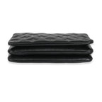 Louis Vuitton Black Monogram Embossed Puffy Lambskin Pochette Coussin