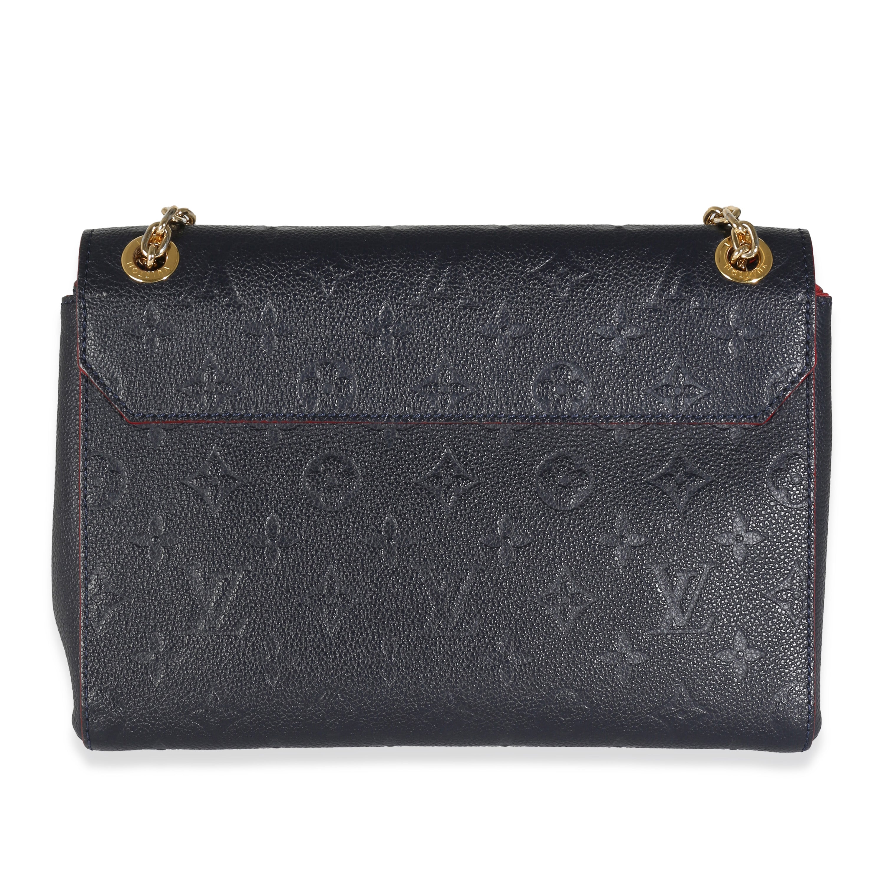Louis Vuitton Marine Rouge Monogram Empreinte Vavin PM
