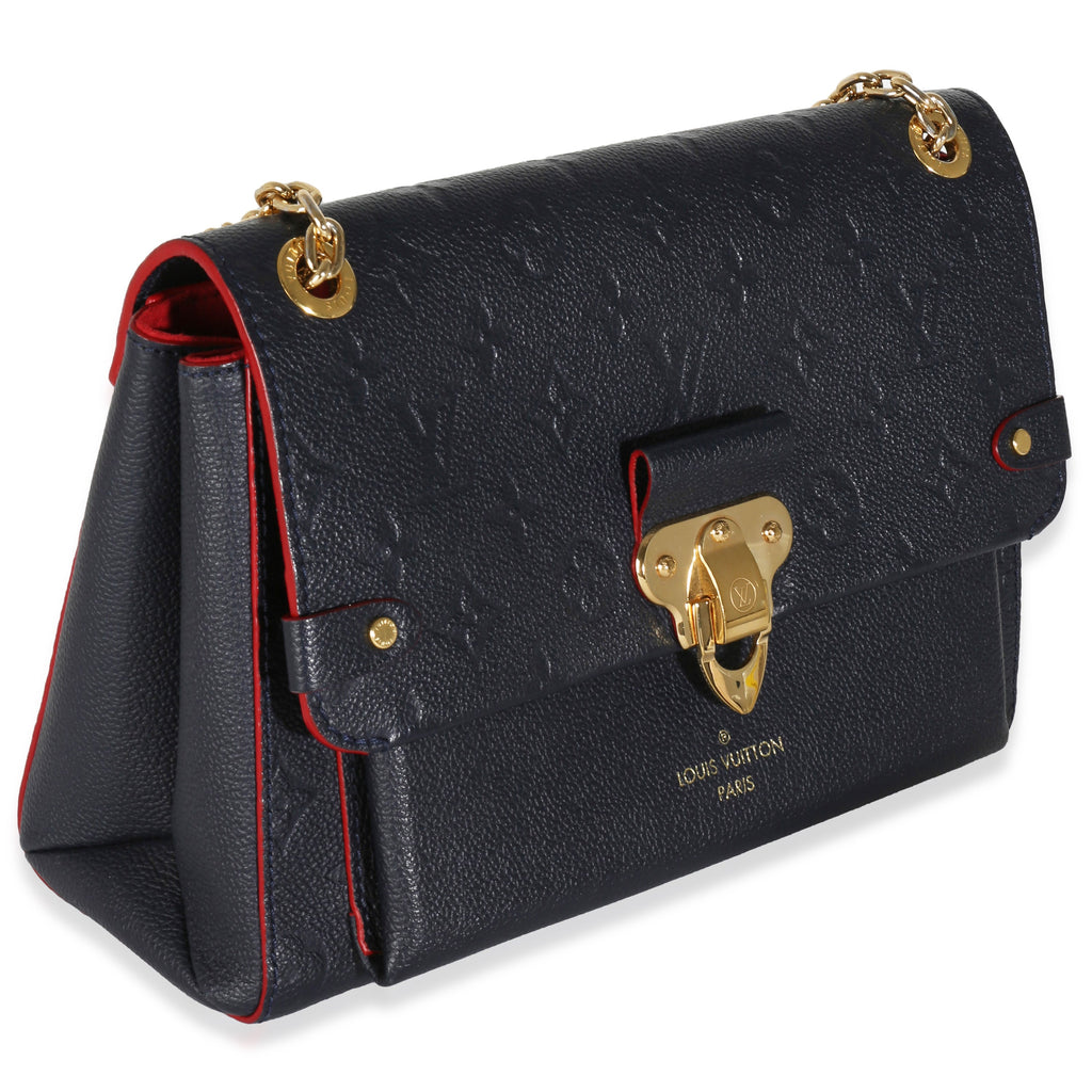Louis Vuitton Marine Rouge Monogram Empreinte Vavin PM