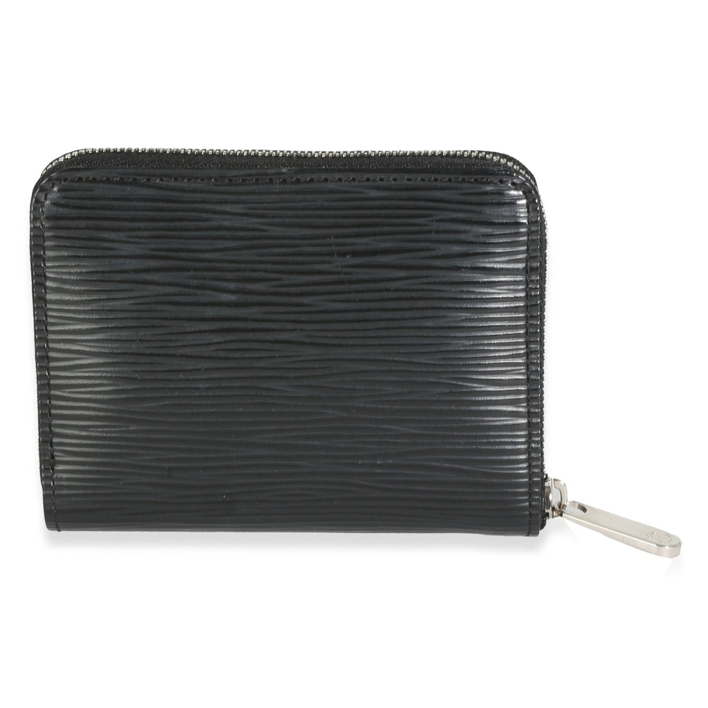 Louis Vuitton Black Epi Zippy Coin Purse
