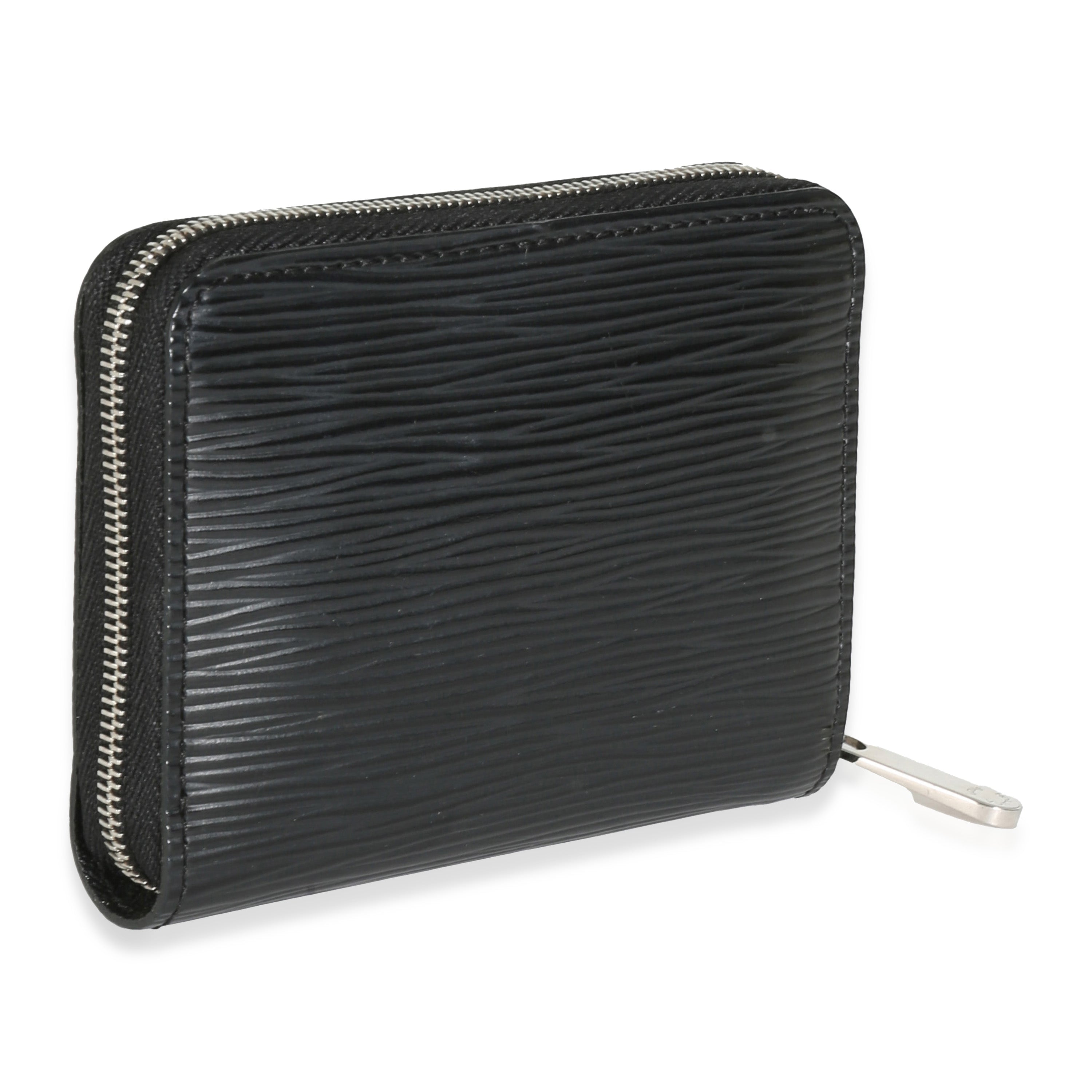 Louis Vuitton Black Epi Zippy Coin Purse