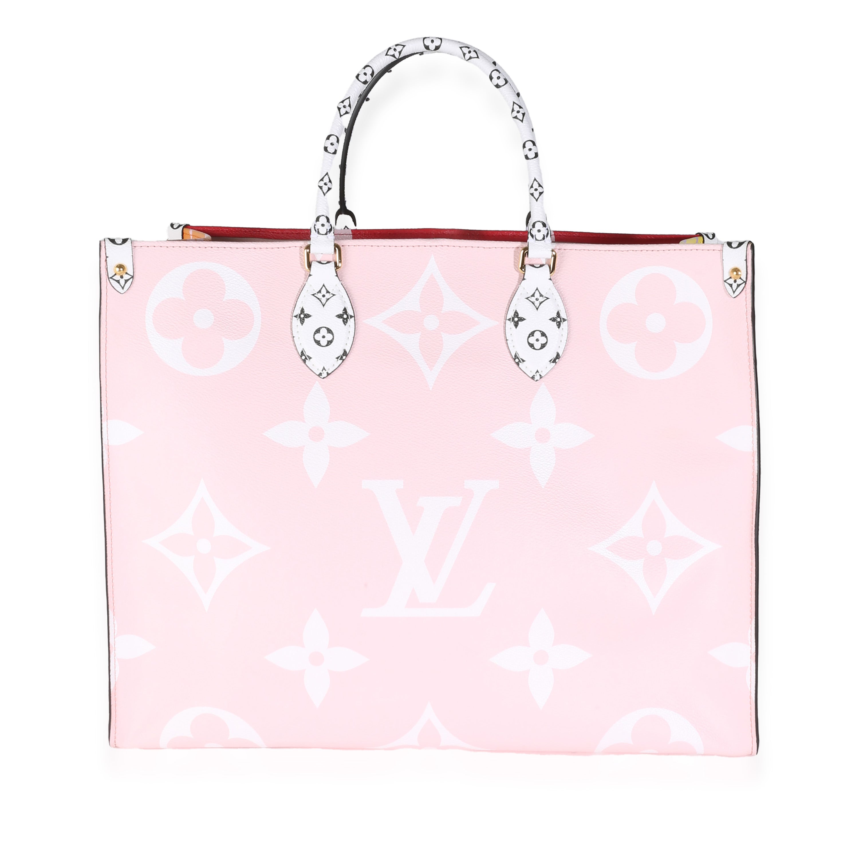 Louis Vuitton Rouge Rose Monogram Giant Canvas Onthego GM