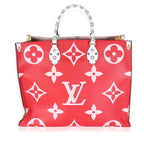 Louis Vuitton Rouge Rose Monogram Giant Canvas Onthego GM
