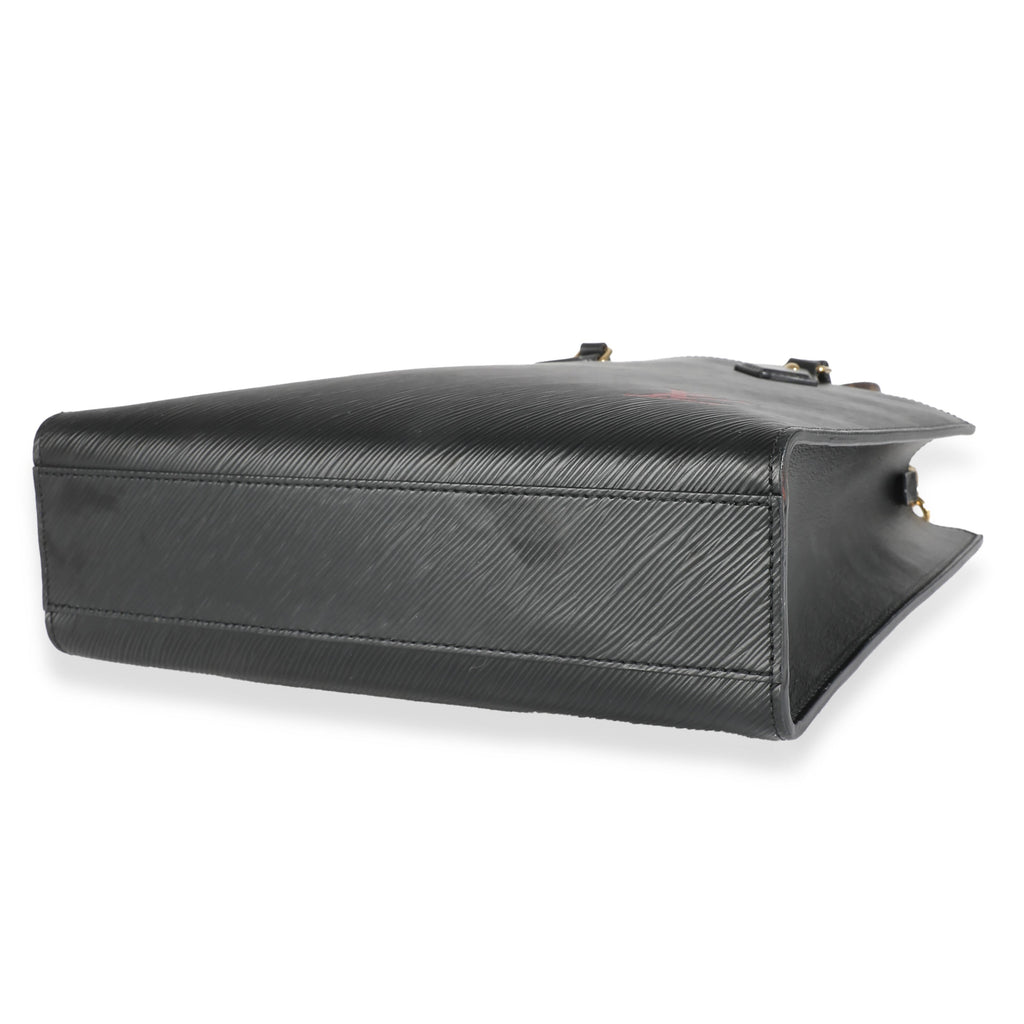 Louis Vuitton Black Epi Sac Plat PM