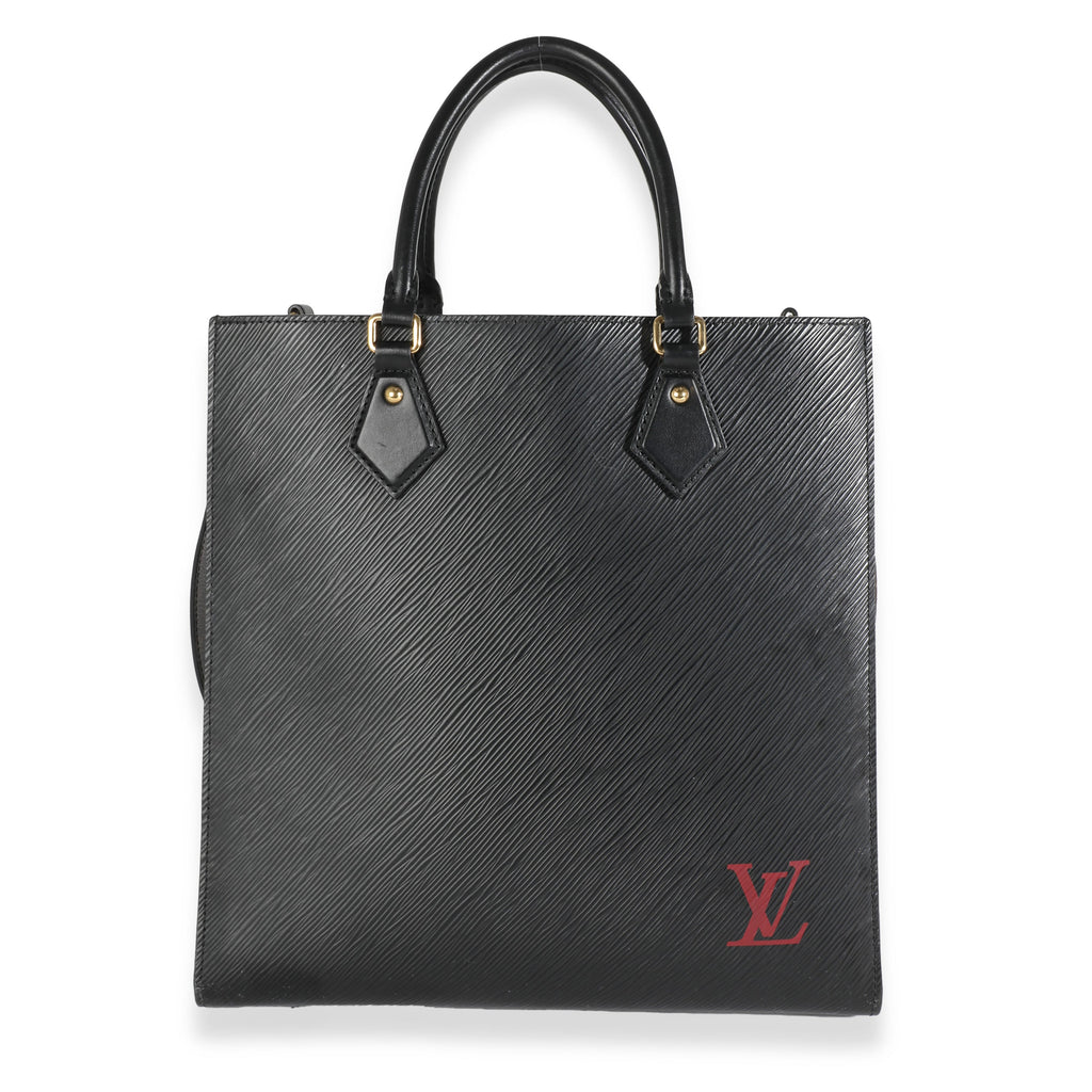 Louis Vuitton Black Epi Sac Plat PM