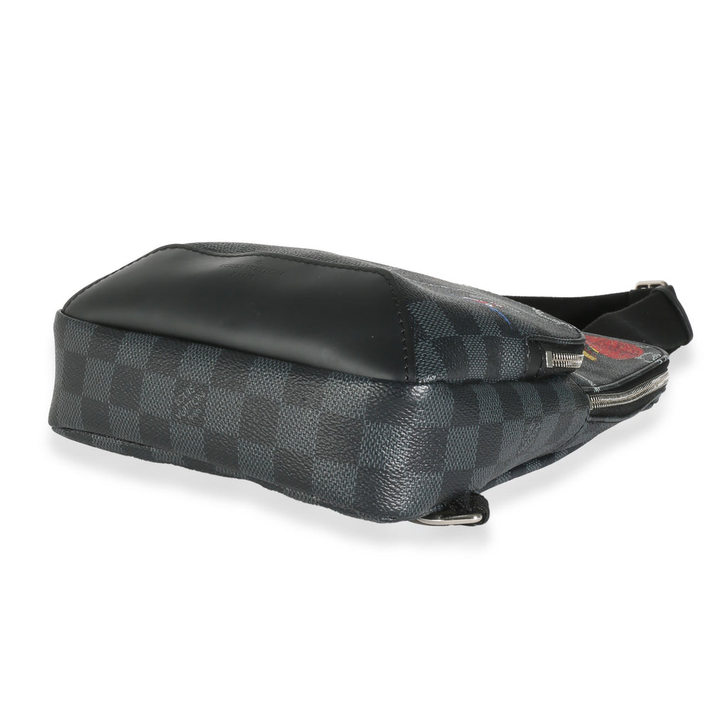 Louis Vuitton Damier Graphite Canvas World Map Avenue Slingbag