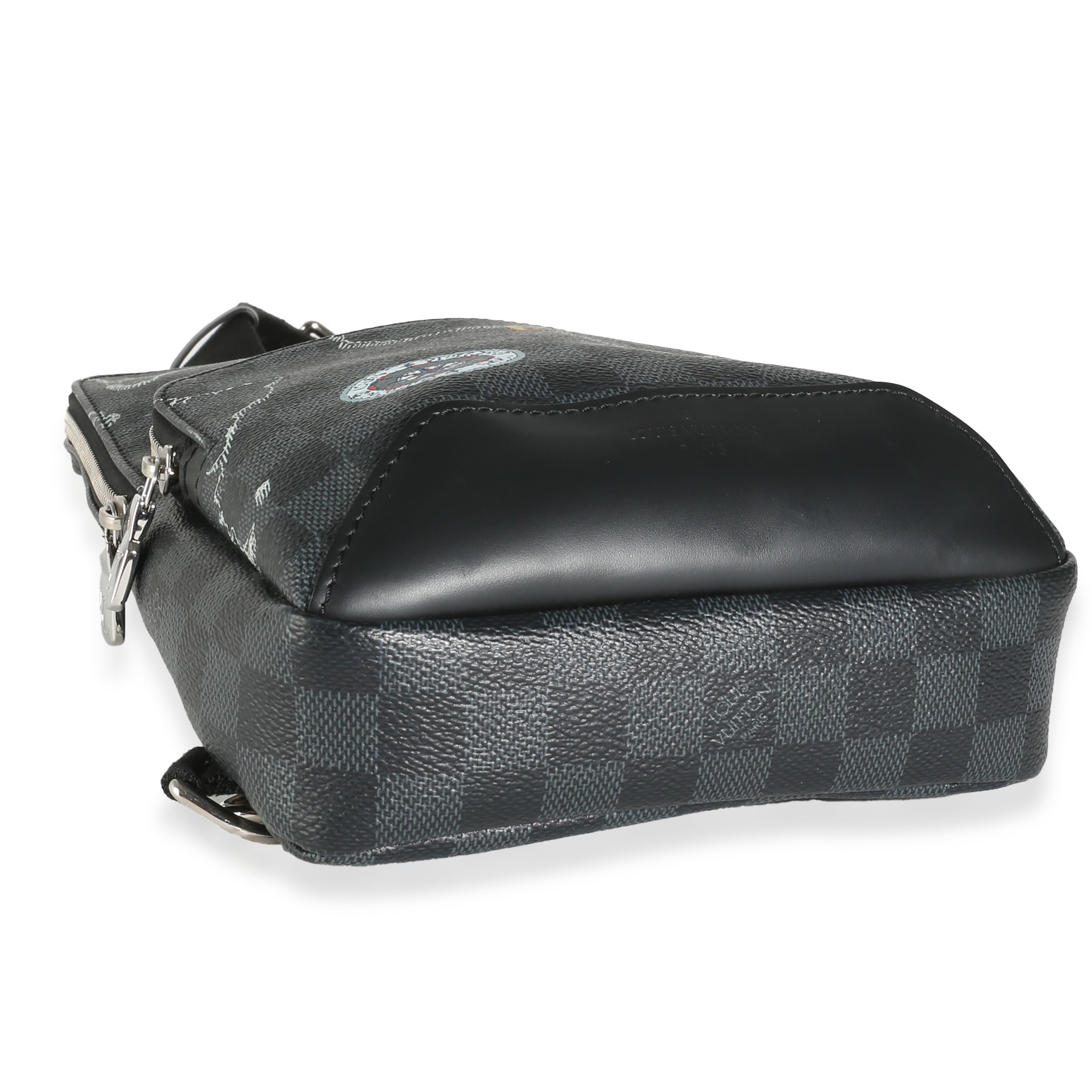 Louis Vuitton Damier Graphite Canvas World Map Avenue Slingbag