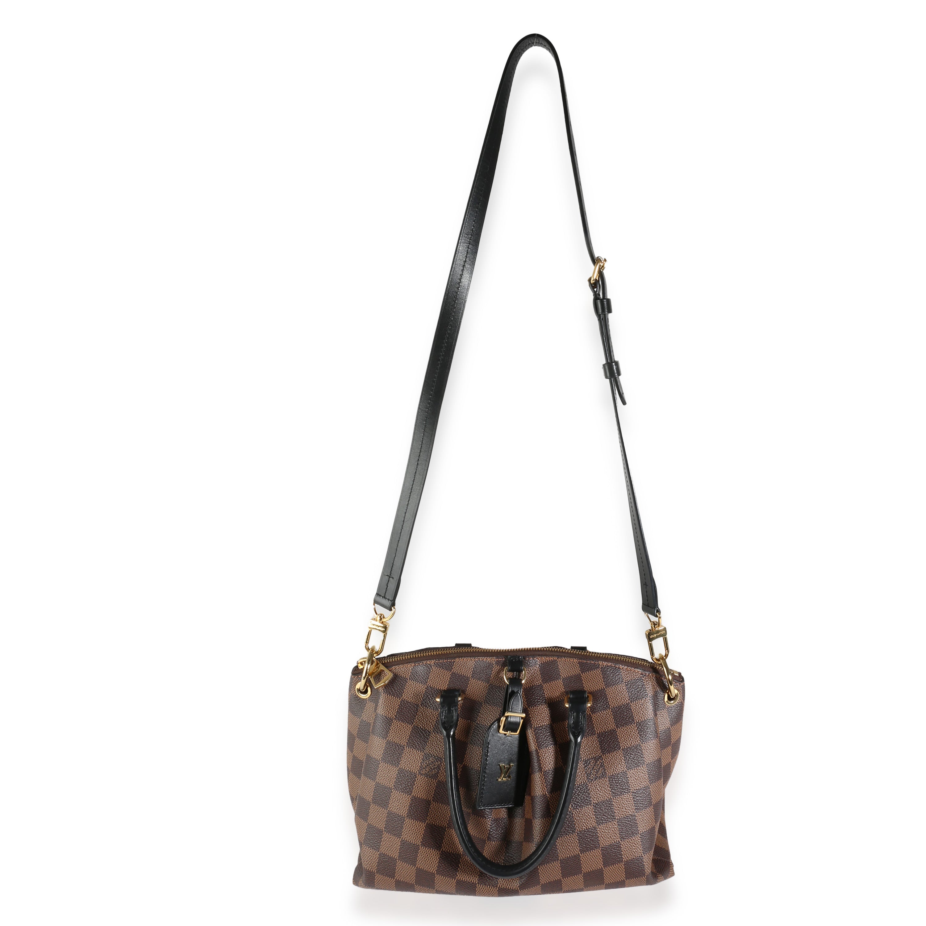 Louis Vuitton Black Damier Ebene Canvas Odeon Tote PM