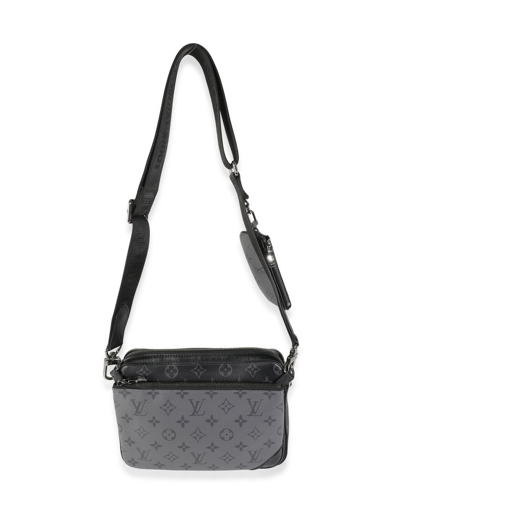 Louis Vuitton Reverse Monogram Eclipse Canvas Trio Messenger