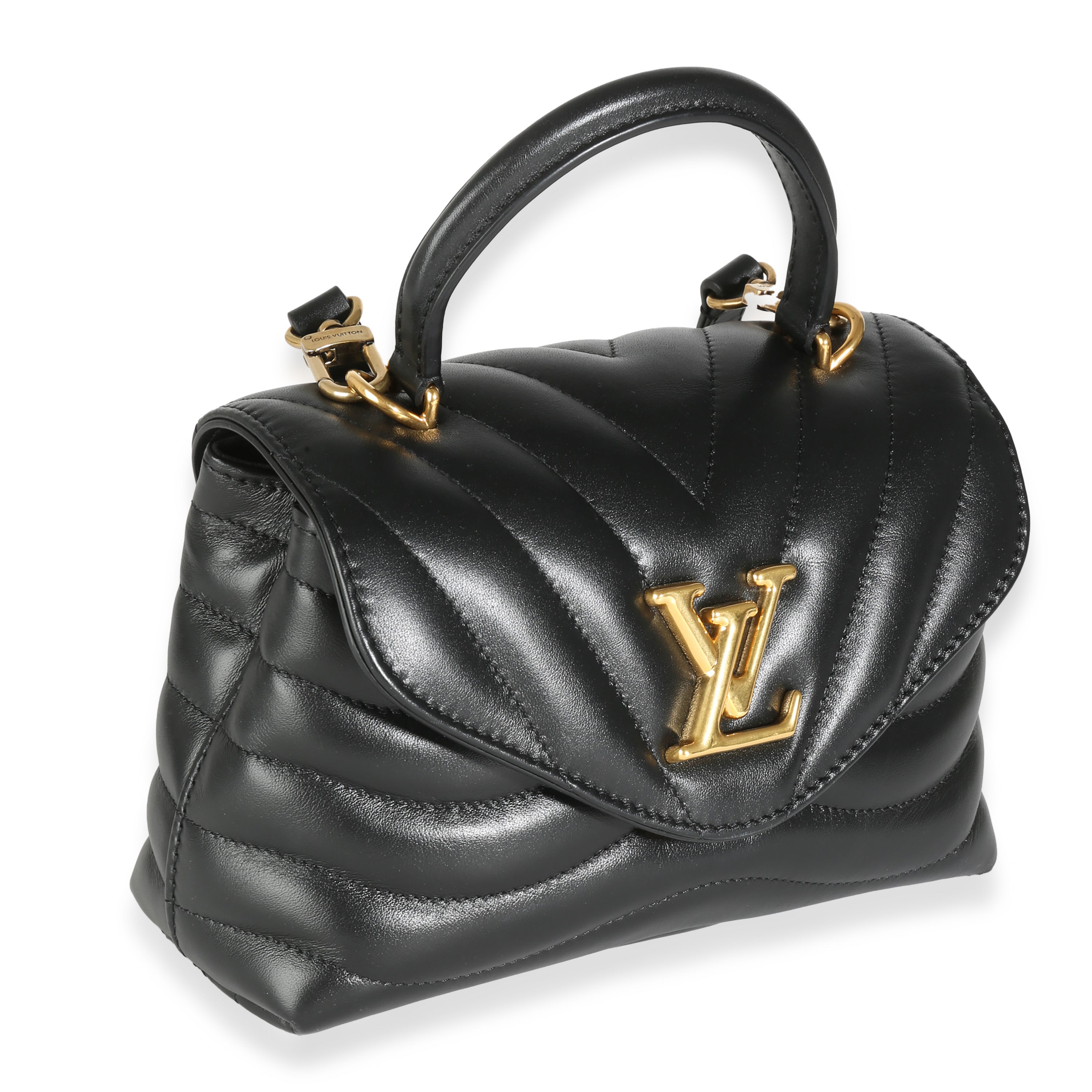 Louis Vuitton Black Calfskin Hold Me New Wave Bag