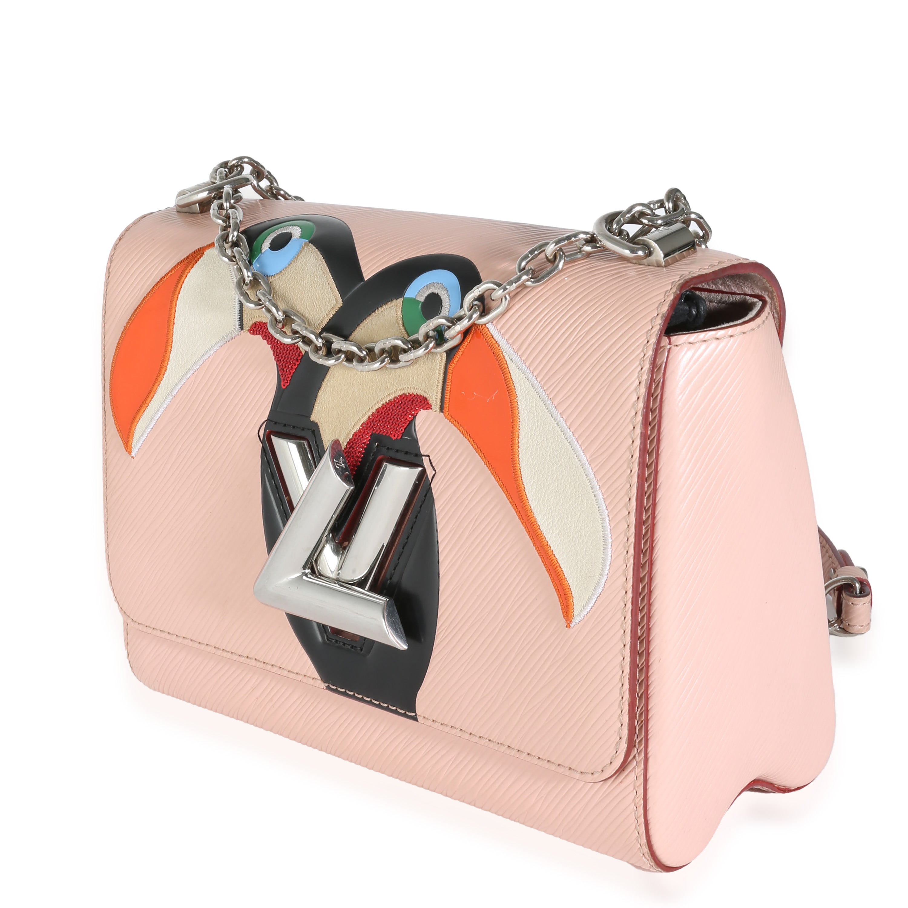 Louis Vuitton Pink Epi Exotic Birds Twist MM