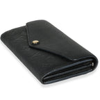 Louis Vuitton Black Monogram Empreinte Sarah Wallet