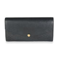 Louis Vuitton Black Monogram Empreinte Sarah Wallet