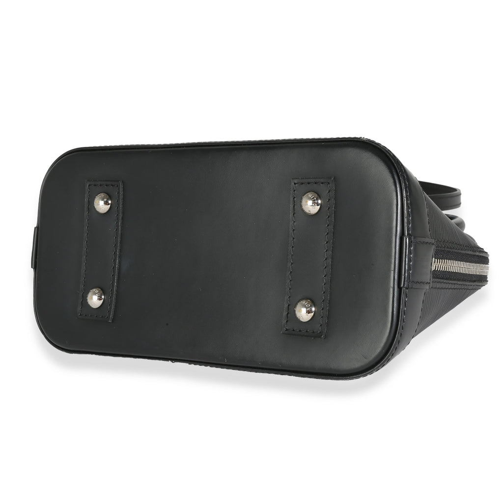 Louis Vuitton Black Epi Alma BB