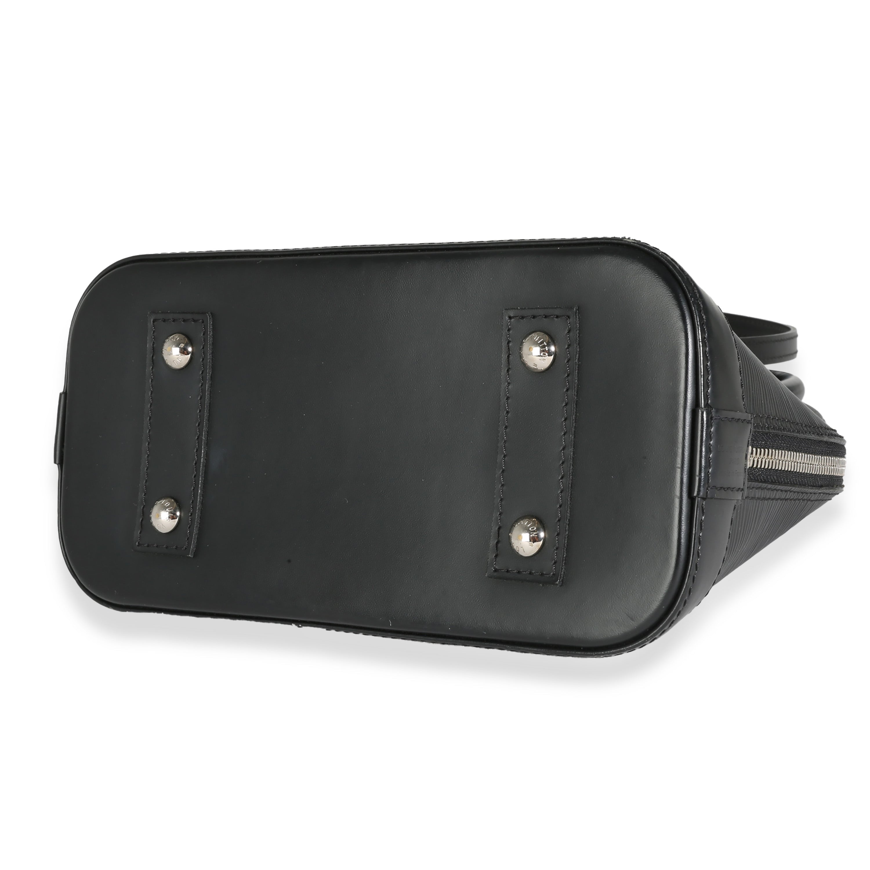 Louis Vuitton Black Epi Alma BB