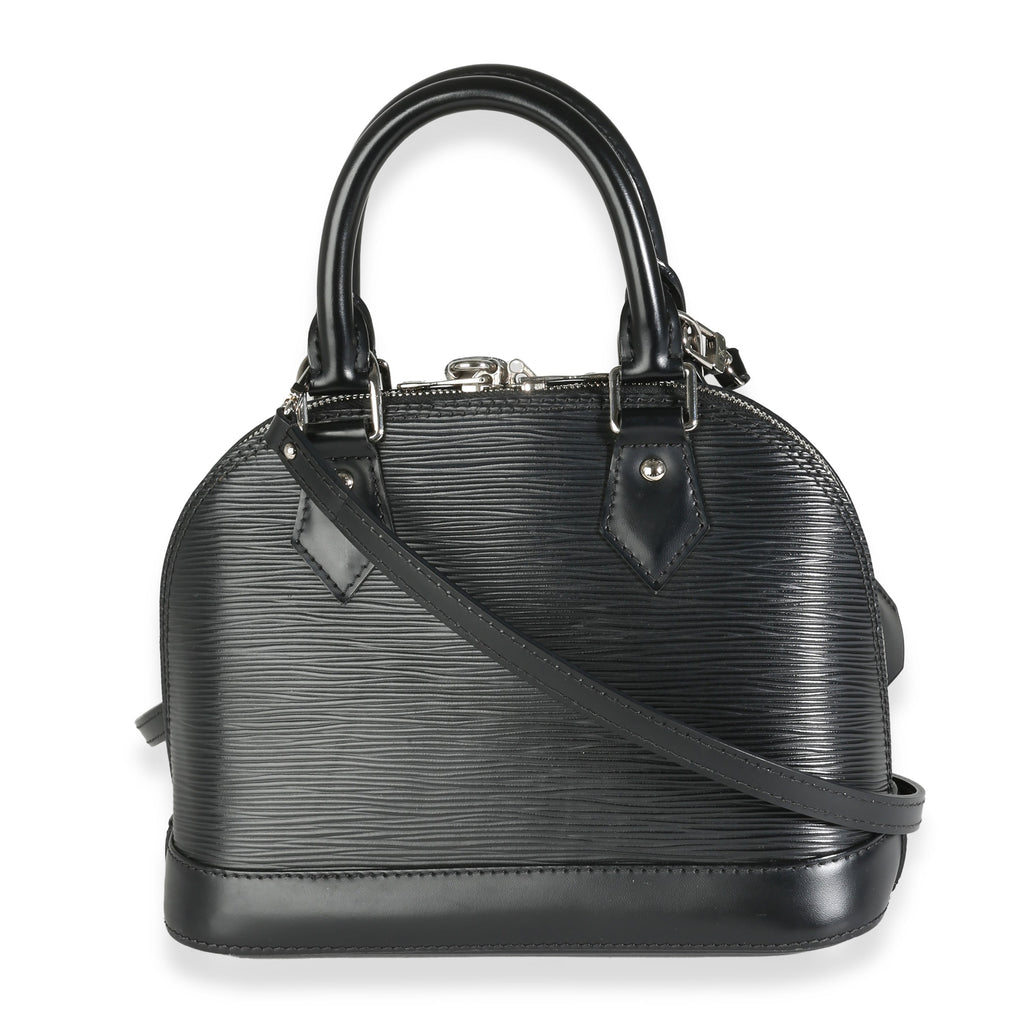 Louis Vuitton Black Epi Alma BB