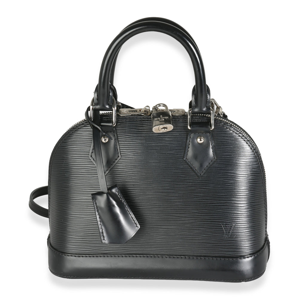 Louis Vuitton Black Epi Alma BB