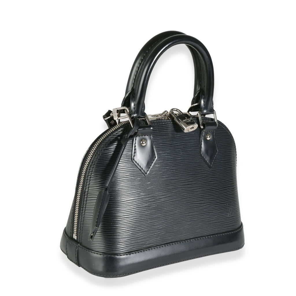 Louis Vuitton Black Epi Alma BB