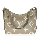 Louis Vuitton Khaki Cream Bicolour Monogram Empreinte CarryAll PM
