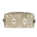Louis Vuitton Khaki Cream Bicolour Monogram Empreinte CarryAll PM
