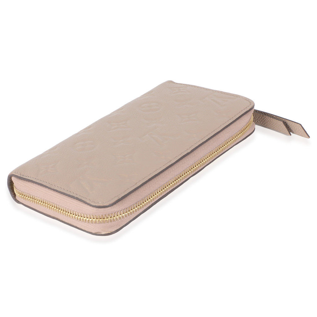 Louis Vuitton Turtledove Monogram Empreinte Zippy Wallet